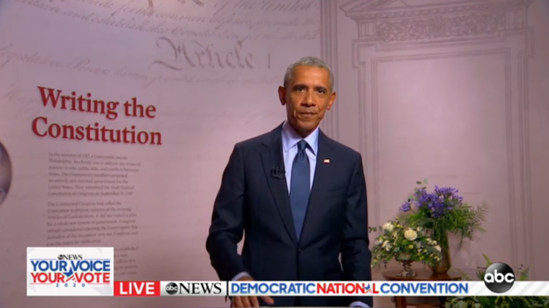 Don’t miss Obama’s full speech at the Dem Convention, 8/19/20