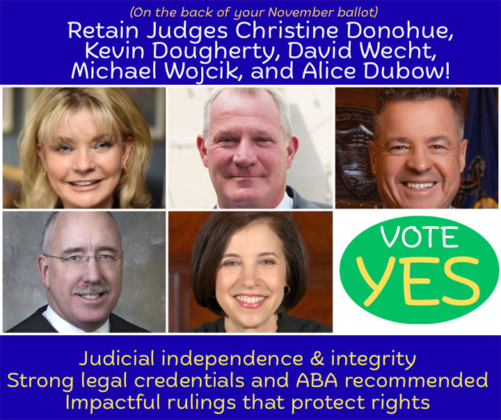 Vote Yes for Judicial retention 2025