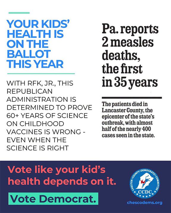 Your Kids' health is on the ballot this year.