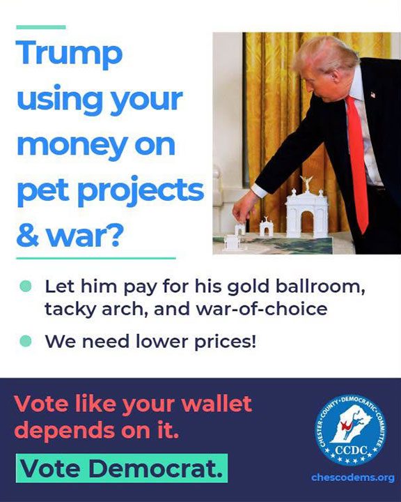 Trump using your money on pet projects & war?